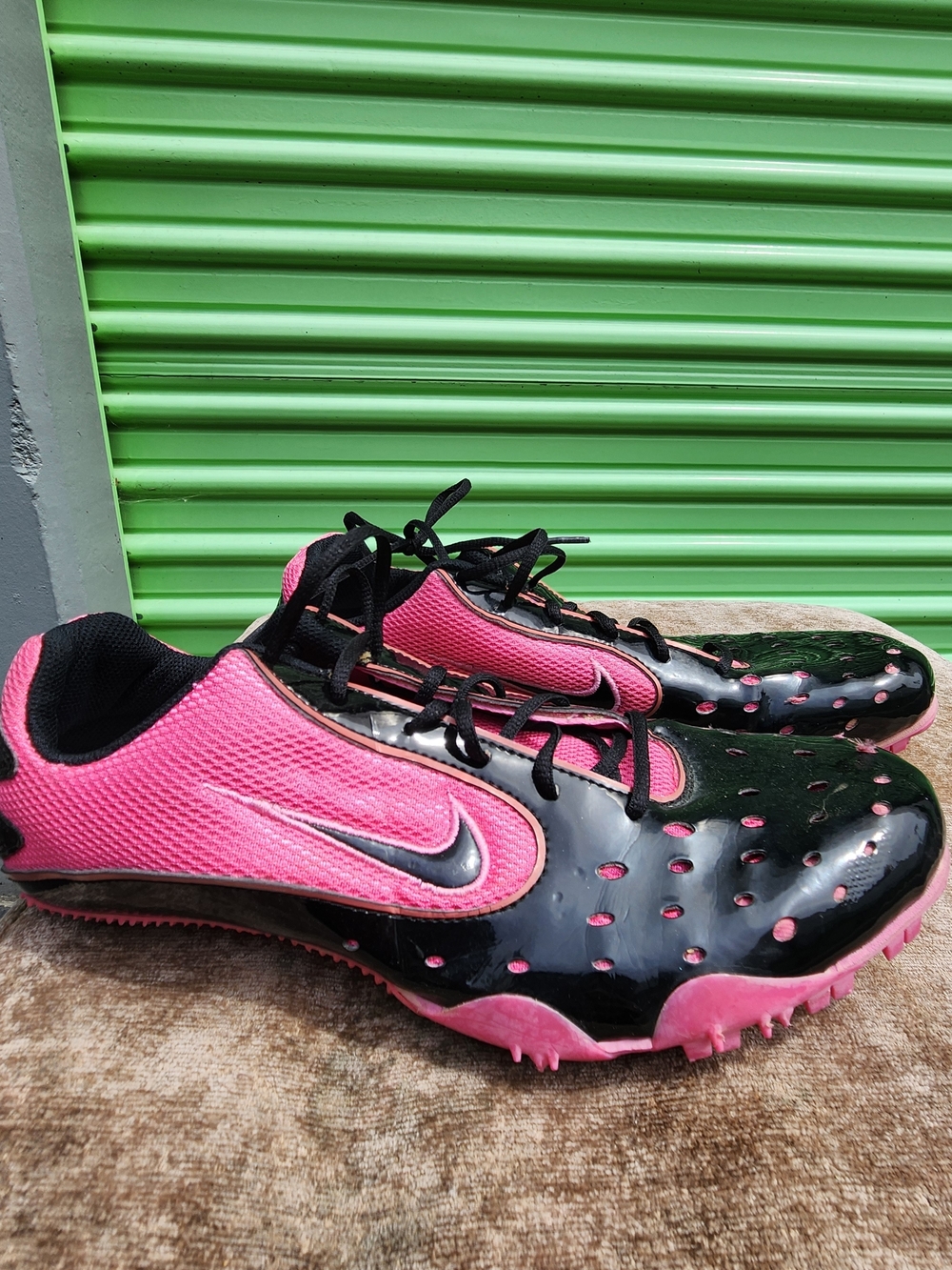 Nike Women’s Pink and Black Athletic Cleats